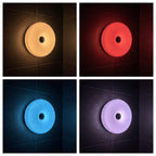 Auria Halo in amber, red, blue and lavender